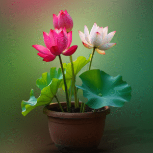 Lotus Mixed Pink - White